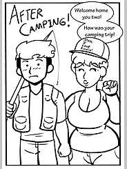 Camping With Mom! · Chapter 02. Artist: DeadEndDraws.