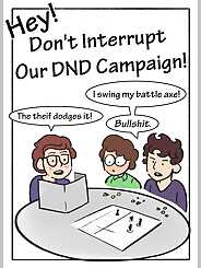 Mom! Don't Interrupt Our DnD Campaign! · Chapter 01. Artist: DeadEndDraws.