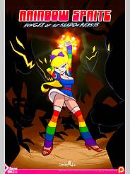 Rainbow Sprite: Hunger of the Shadow Beasts Rainbo · Chapter 01. Artist: StickyMon.
