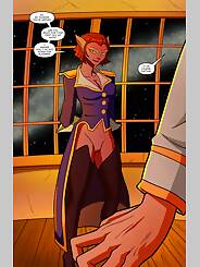Captain Amelia's Mate Treasure Planet · Chapter 01. Artist: Swain Art.