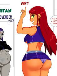 No Nut November Teen Titans · Chapter 01. Artist: VN Simp.