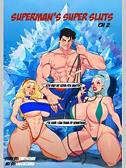 Superman's Super Sluts Justice League · Chapter 02. Artist: Spageta , Lasga Claven.