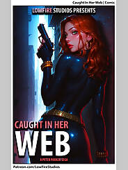 Caught in her web · Chapter 001. Artist: LowFireStudios.