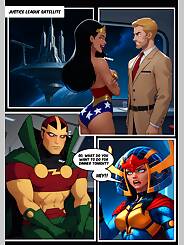 Justice League Satellite · Chapter 001. Artist: Electrickink.