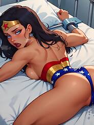 Wonder Women And Dr. Joker (Chapter 001). Artist: Electrickink.