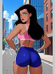 Wonder Woman Anal (Chapter 001). Artist: Electrickink.