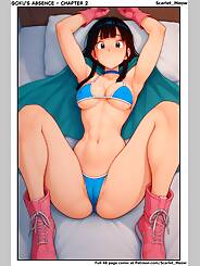 Goku's Absence (Chapter 002). Artist: Scarlet Meow.