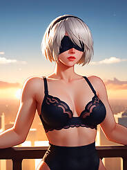 2B's Penthouse Photoshoot · Chapter 001. Artist: WOD Studio.