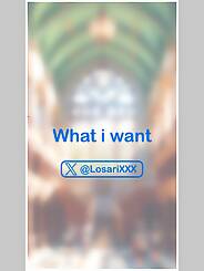 What i want · Chapter 001. Artist: LosariXXX.