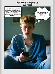 Rachel's Sleepover Surprise · Chapter 001. Artist: Morcob.