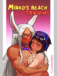 Mirko's Beach Training My Hero Academia · Chapter 001. Artist: Suavi-Cream.