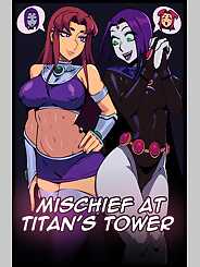 Michief at Titans Tower Teen Titans · Chapter 01. Artist: TSFSingularity.