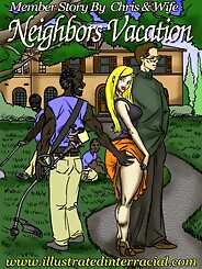 Neighbors Vacation · Chapter 01. Artist: IllustratedInterracial.