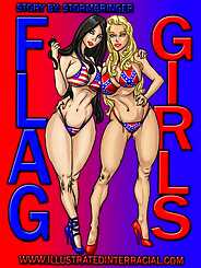 Flag Girls · Chapter 01. Artist: IllustratedInterracial.