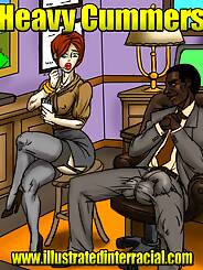 Heavy Cummers · Chapter 01. Artist: IllustratedInterracial.