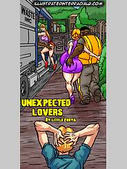 Unexpected Lovers · Chapter 01. Artist: IllustratedInterracial.