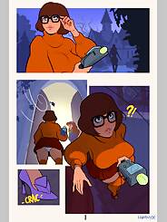 Velma and Daphne's spooky night Scooby-Doo · Chapter 01. Artist: Hornyx.