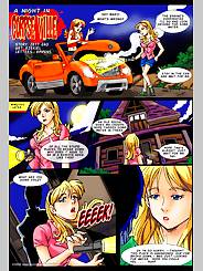 A Night In Corpse Ville · Chapter 01. Artist: HorrorBabeCentral.