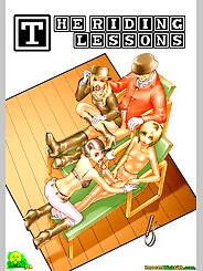 The Riding Lessons - Christine · Chapter 01. Artist: InnocentDickGirls.