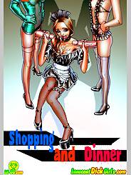 Shopping And Dinner - Christine · Chapter 01. Artist: InnocentDickGirls.