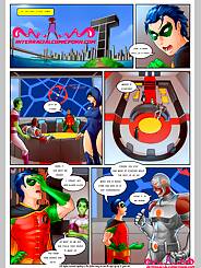 Recharge Time Teen Titans · Chapter 01. Artist: InterracialComicPorn.